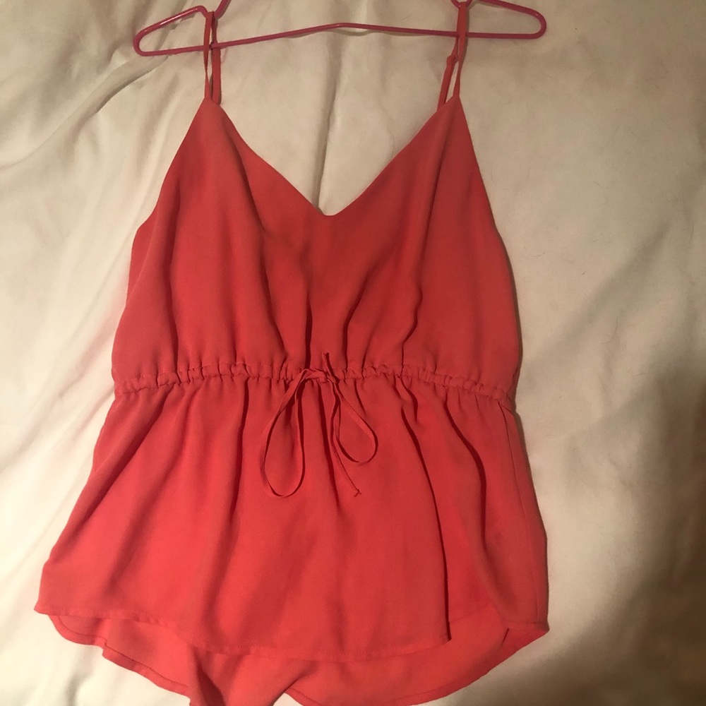 Babaton blouse in a peachy orange colour 💕